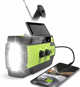 Home & Living - Purified: Emergency Solar Hand Crank Portable Charger and Flashlight - Purified NZ