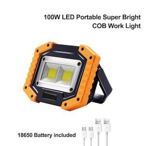 Portable COB LED Work Lamp Outdoor Flood Light Camping Flashlight - Purified NZ
