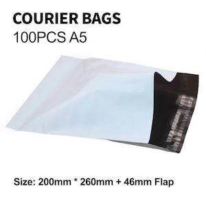 100pc A5 (200x300) Courier Mailer Bags - Purified NZ