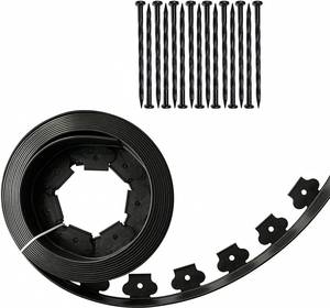 Durable Landscape Yard Lawn Garden Edging Kit 5M - Purified NZ