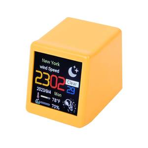 Decoration: Mini Smart WIFI Weather Station Clock for Gaming Room - Purified NZ