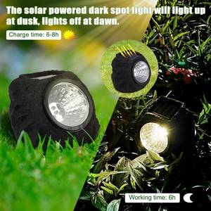 Products: Solar Garden Rock Light Outdoor Waterproof Decoration - Yellow Light - Purified NZ