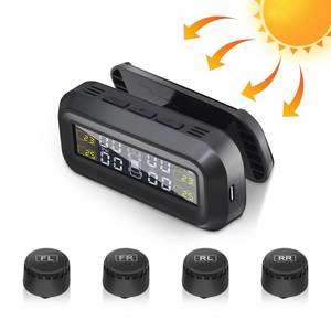 Products: Car Solar Tyre Pressure Monitoring System Vehicle TPMS - Purified NZ