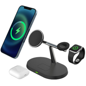 Products: 3 in 1 MagSafe Wireless Charging Stand for iPhone Apple Watch AirPods - Purified NZ