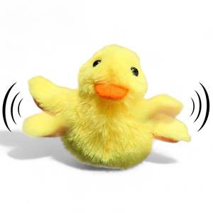Flapping Yellow Duck Cat Toy
