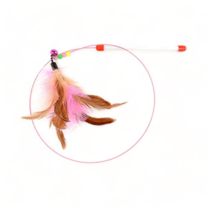 Cat Toys: Feather Bendy Wand Cat Toy