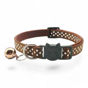 Cat Kitten Collars: Polka Dots Breakaway Safety Cat & Kitten Collar