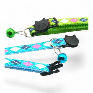 Argyle Breakaway Safety Cat & Kitten Collar