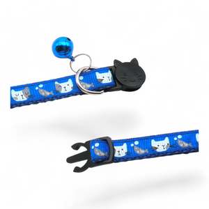 Cat & Fish Breakaway Safety Cat & Kitten Collar