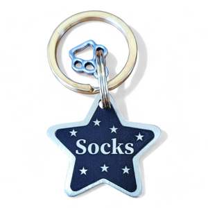Luxe Bespoke Brass Star: LUXE | Bespoke Brass | Star Cat & Dog ID Pet Tag