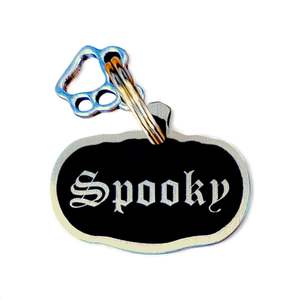 Luxe Pumpkin: LUXE | Bespoke Brass Pumpkin Spice | Pet ID Tag