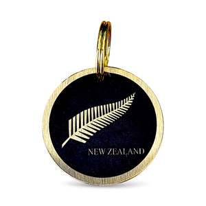 LUXE | Bespoke Brass NZ Fern | Pet ID Tag