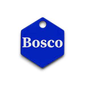 Hexagon | Aluminium | Pet ID Tag