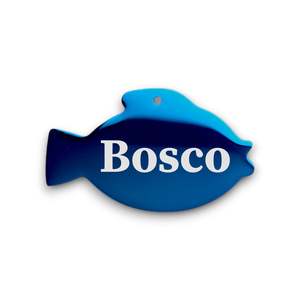 Mirror Stainless Steel: Submarine Fish | Mirror Stainless | Pet ID Tag