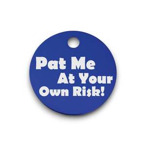 Aluminum Pet Tags: Pat Me | Aluminium | Pet ID Tag