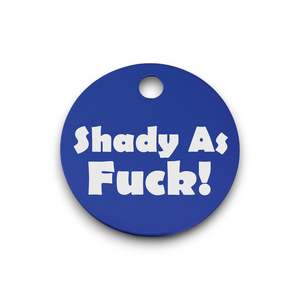 Aluminum Pet Tags: Shady | Aluminium | Pet ID Tag