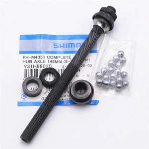 Hubs: Shimano Alivio FH-M4050 Complete Hub Axle