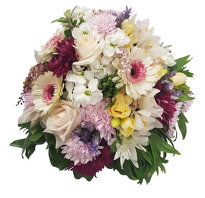 Products: Traditional Posy Bowl Putts Green Florist Kerikeri