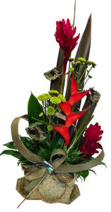 Products: Fresh Kete Arrangement Putts Green Florist Kerikeri