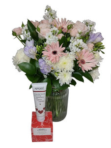 Vintage Vase with Treats Putts Green Florist Kerikeri