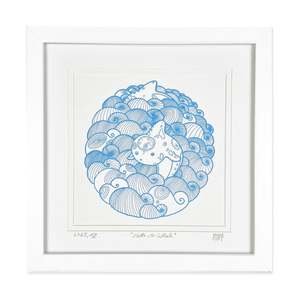 Framed Print: Hello Mr. Whale