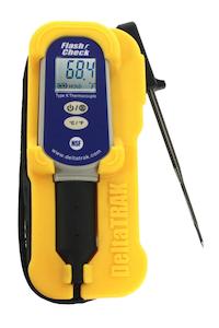 Thermometers: DeltaTrak FlashCheck Ruggy Thermocouple Thermometer Kit