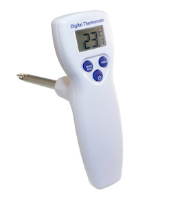 Thermometers: DeltaTrak FlashCheck Ruggedized Screw Tip Digital Thermometer