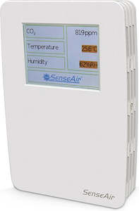 Senseair tSENSE CO2/Temp/RH Transmitter Colour LCD