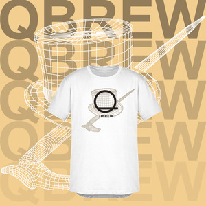 QBrew Pure Pour White Tee