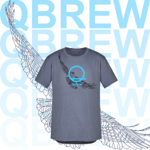All: QBrew Deep Hops Navy Tee