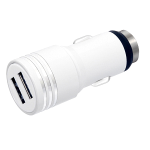 Smartphone USB 2 port car charger - Qi Wireless Charger
