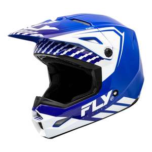 Clearance Items: FLY Racing Kinetic Menace Helmet - Blue / White