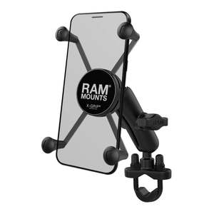 Gun Rack: RAM X-Grip Large Phone Mount with Handlebar U-Bolt Base