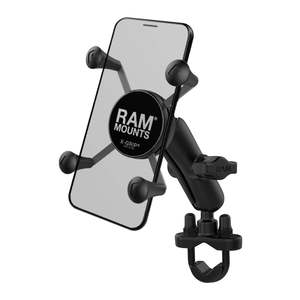 Gun Rack: RAM X-Grip Phone Mount with Handlebar U-Bolt Base