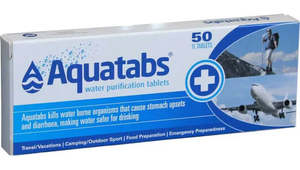 Gun Rack: MSR Aquatabs Purification Tablets (50 tabs)