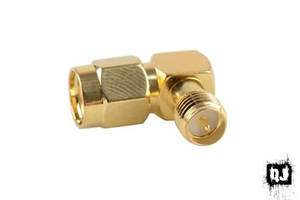 Products: 90 Degree RPSMA Male to RPSMA Female Adapter - Quad Junkie