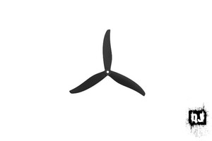 Products: Gemfan 7037-3 Cinelifter Reinforced Tri-Blade Propeller Set - Quad Junkie