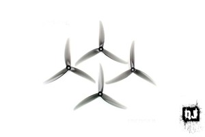 HQProp J75 7X5X3 Light Grey (2CW+2CCW)-Poly Carbonate - Quad Junkie