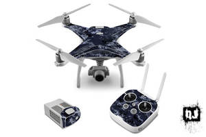 DJI PHANTOM 4/4 PRO Digital Navy Camo - Quad Junkie