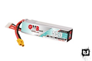 GNB 550MAH 3S 11.4V HV 90C XT30 LiPo Battery Pack - Quad Junkie