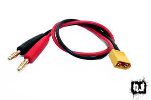 Products: XT30/60/90 Charge Cable W/ Banana Plugs - Quad Junkie
