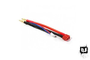 GNB external cable for 2S hard case battery - 5mm to Deans Plug (No Balance Lead&hellip;