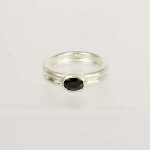 Debbie Adamson: DA37: Black spinel ring