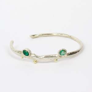 Bangles: WM134: Wood cast bangle, slender