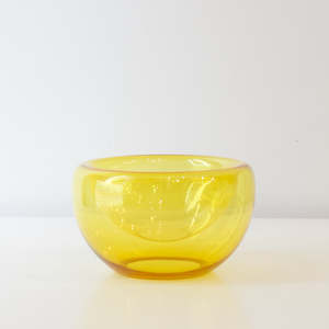 MH341Q: Mini fulvio bowl - gold topaz