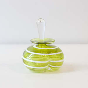 Gifts Under 200: CJ214: "Curves" perfume bottle - green
