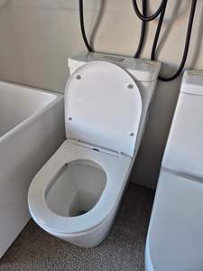 Toilets: 645mm Rimless Toilet