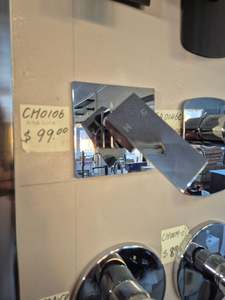 Square Base Chrome Shower Mixer