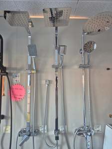 Square Two Head Shower Set