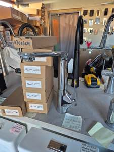 Chrome Edge Basin Mixer